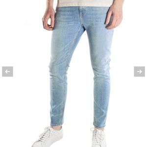 Scotch and Soda Light Wash Skinny Jeans